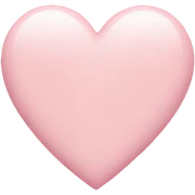 light pink heart  sticker