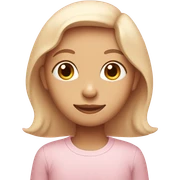 light pink emoji sticker