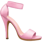 Pink heel sticker