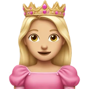 pink princess sticker