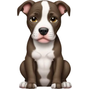 Pitbull puppy sticker