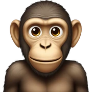 Monkey sticker