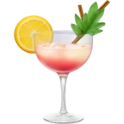 Aesthetic cocktail  sticker