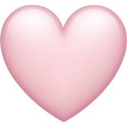light pink heart sticker