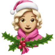  pink Christmas   sticker