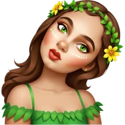Flower-Crowned Dancer sticker