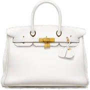 White Kelly Hermes bag  sticker