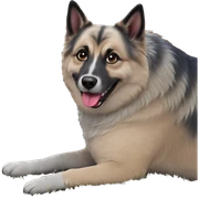 playful dog with tongue out sticker