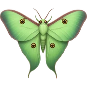 Luna Moth sticker