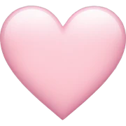 Light pink heart sticker