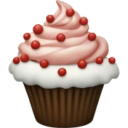 A Christmas cupcake  sticker