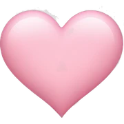 Light pink heart  sticker