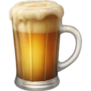 A glass of Butterbeer sticker