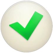 check mark sticker