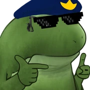middle finger sticker