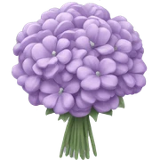 Pastel purple bouqet sticker