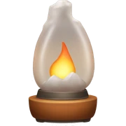 Salt lamp sticker