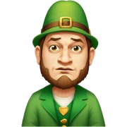 Sad Leprechaun sticker