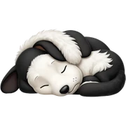 Snoopy sleppy sticker