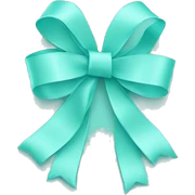 Ribbon in Tiffany blue sticker