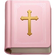 Light pink Holy Bible sticker