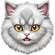 Angry kitten sticker