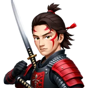 Fierce Samurai sticker