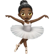 Black ballet dancer sticker