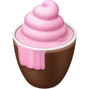 Pink hot chocolate  sticker
