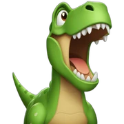 Dinosaur cry sticker