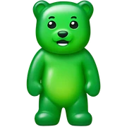 Gummy bear sticker
