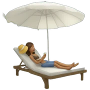 Summer day sticker