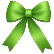 Ribbon bow sticker