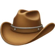 Cowboy hat sticker