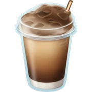 Iced coffee sticker