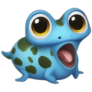 Macchia blu sticker