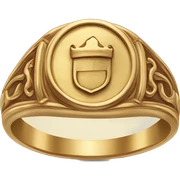 Bridgerton Inspired Emoji : Duke’s Signet Ring – Symbolizing power, prestige, and romantic interest. sticker
