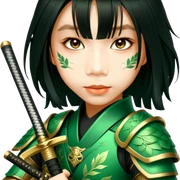 Emerald Samurai sticker