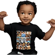 boy in black shirt portrait sticker