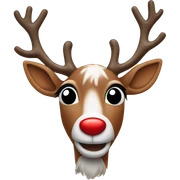 rudolph the red nose reindeer  sticker