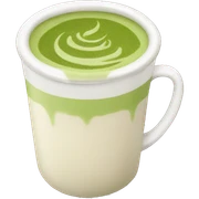Matcha latte sticker