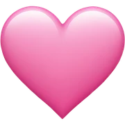 Heart pink sticker