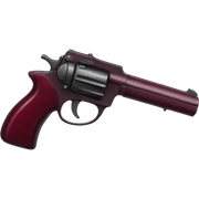 Wine red pistol sticker