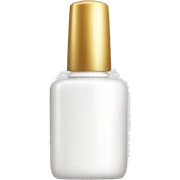 white nail polish bottle sticker