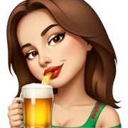 Cerveza Drinker sticker