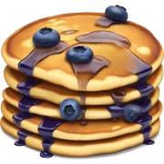Blueberry pancakes  sticker