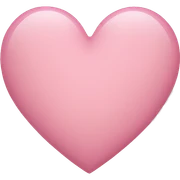 Light pink heart sticker