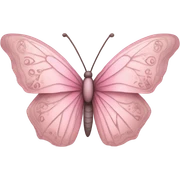 Aesthetic pink butterfly  sticker
