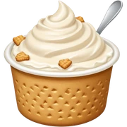 Yogurt with biscuit  sticker