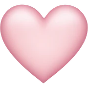 Light pink heart  sticker